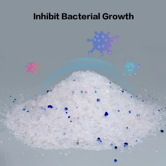 卸売クリスタル猫砂、1-8 mm シリカゲル猫砂